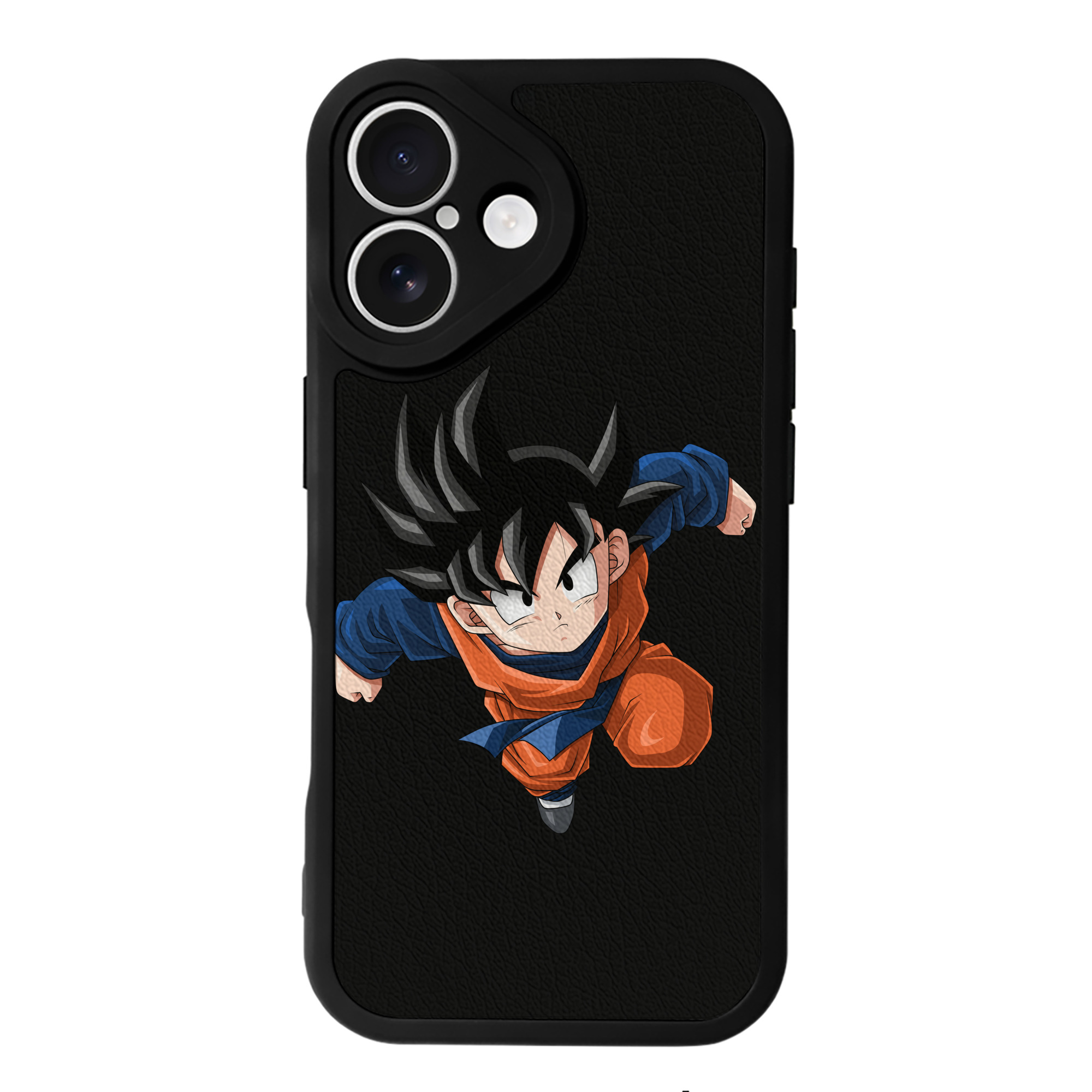 （画像用） ドラゴンボール 孫悟空（そん ごくう）Son Goku カカロット DRAGON BALL Kakarotto 【iPhone 16シリーズ対応】シリコンスマホケース（レザー調） 材質：シリコン
